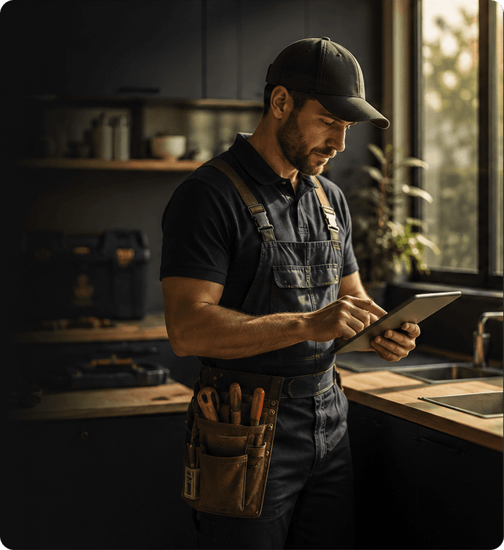 Professional working